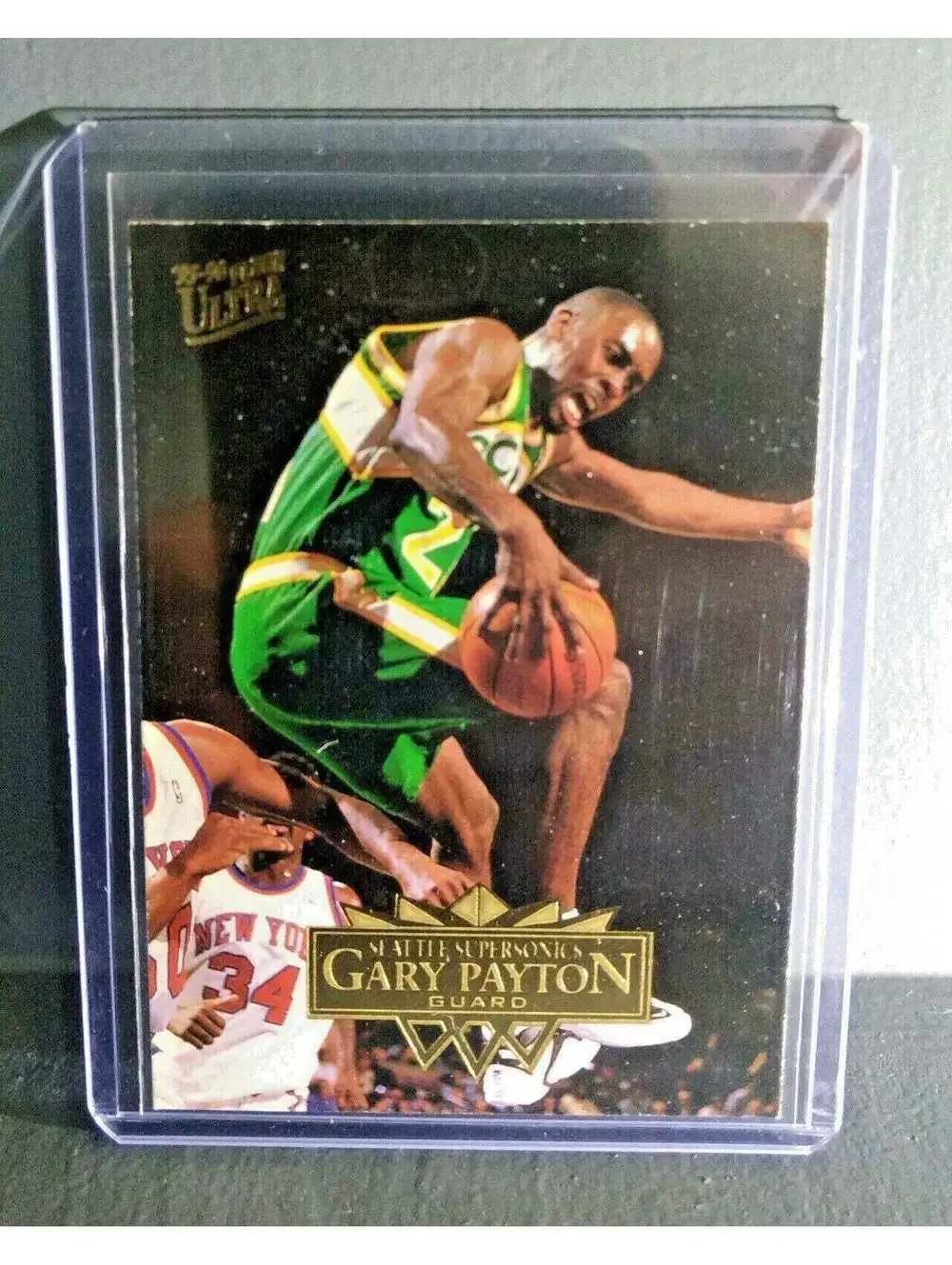 1995-96 Gary Payton Fleer Ultra #174 Basketball Card